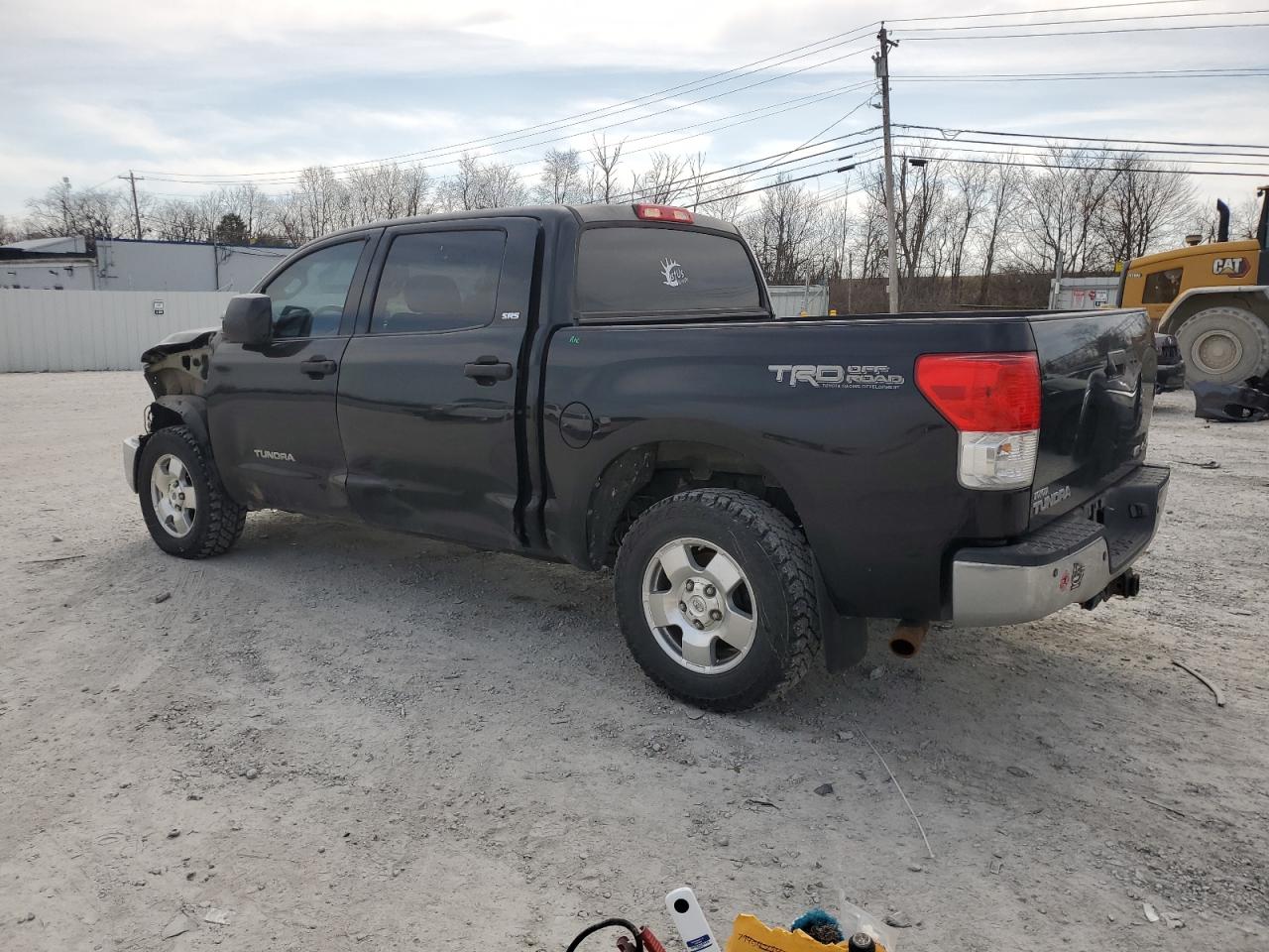 2010 Toyota Tundra VIN 5TFDW5F15AX144925 Copart auction photo, front end / side damage thumbnail 2