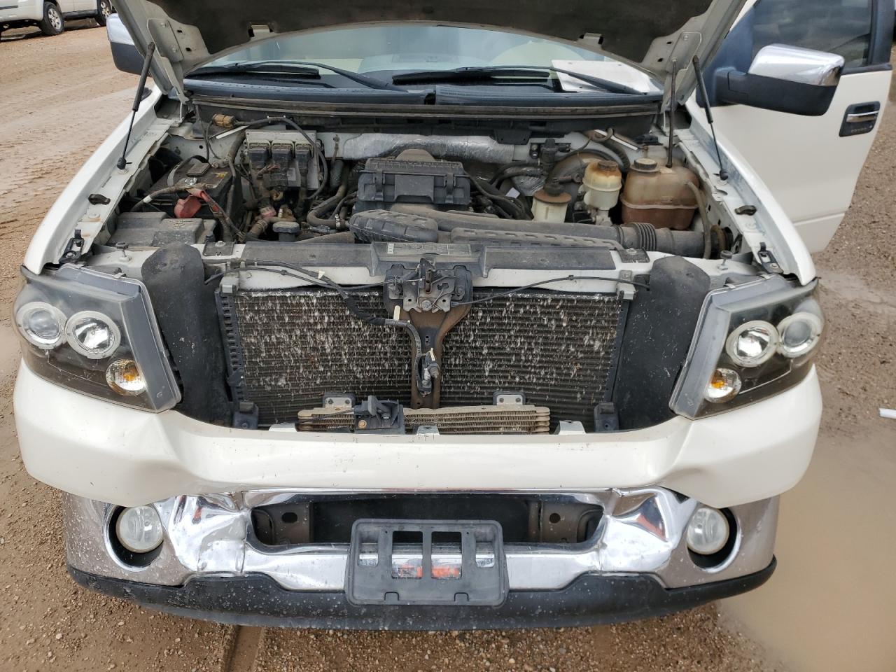 2008 Ford F-150 VIN 1FTPW12V48KB37518 Copart auction photo, front end / hail damage thumbnail 12
