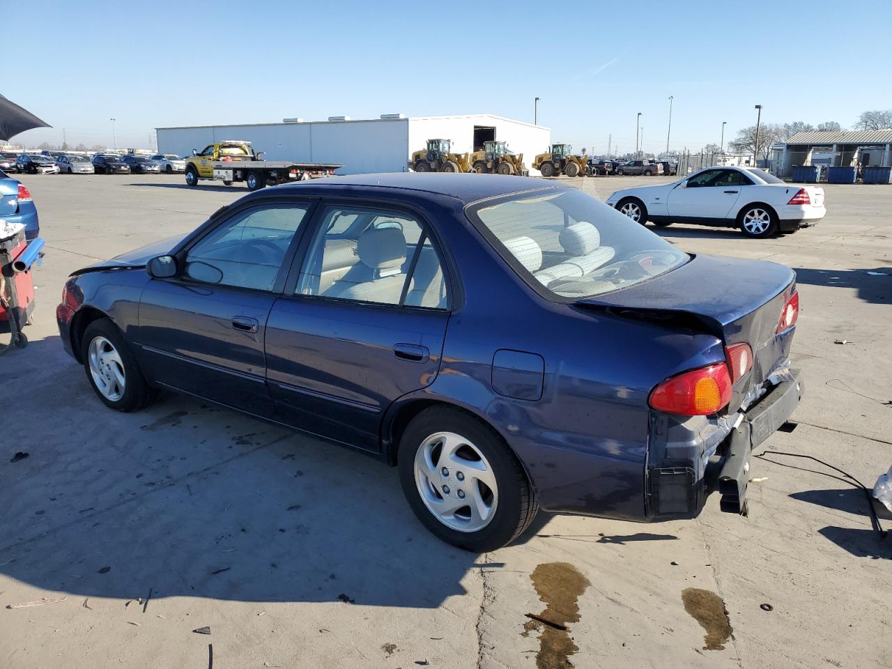 2002 Toyota Corolla VIN 1NXBR18E52Z568448 Copart auction photo, rear end / front end damage thumbnail 2
