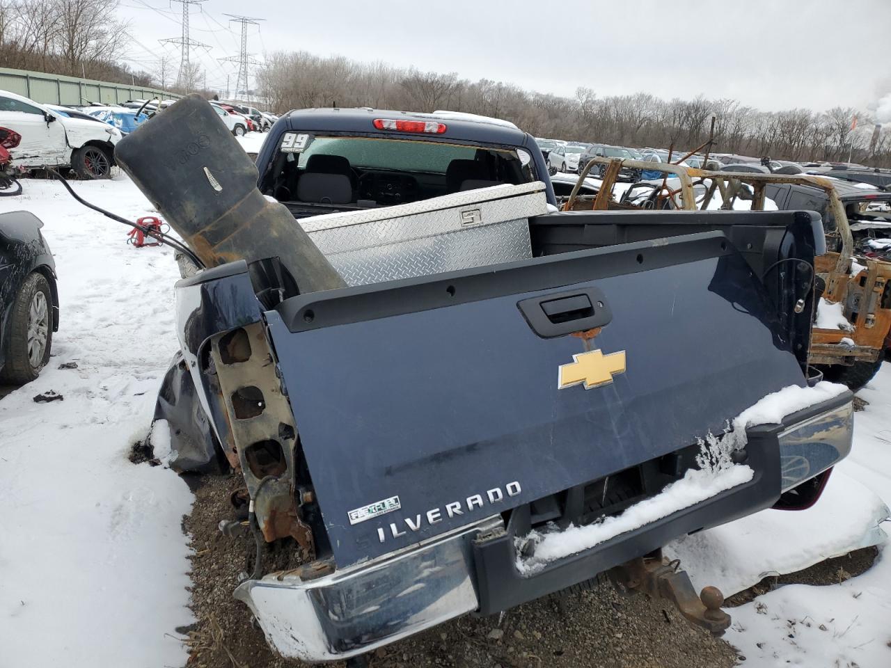 2012 Chevrolet Silverado VIN 1GCRKSE78CZ111611 Copart auction photo, rear end damage thumbnail 6
