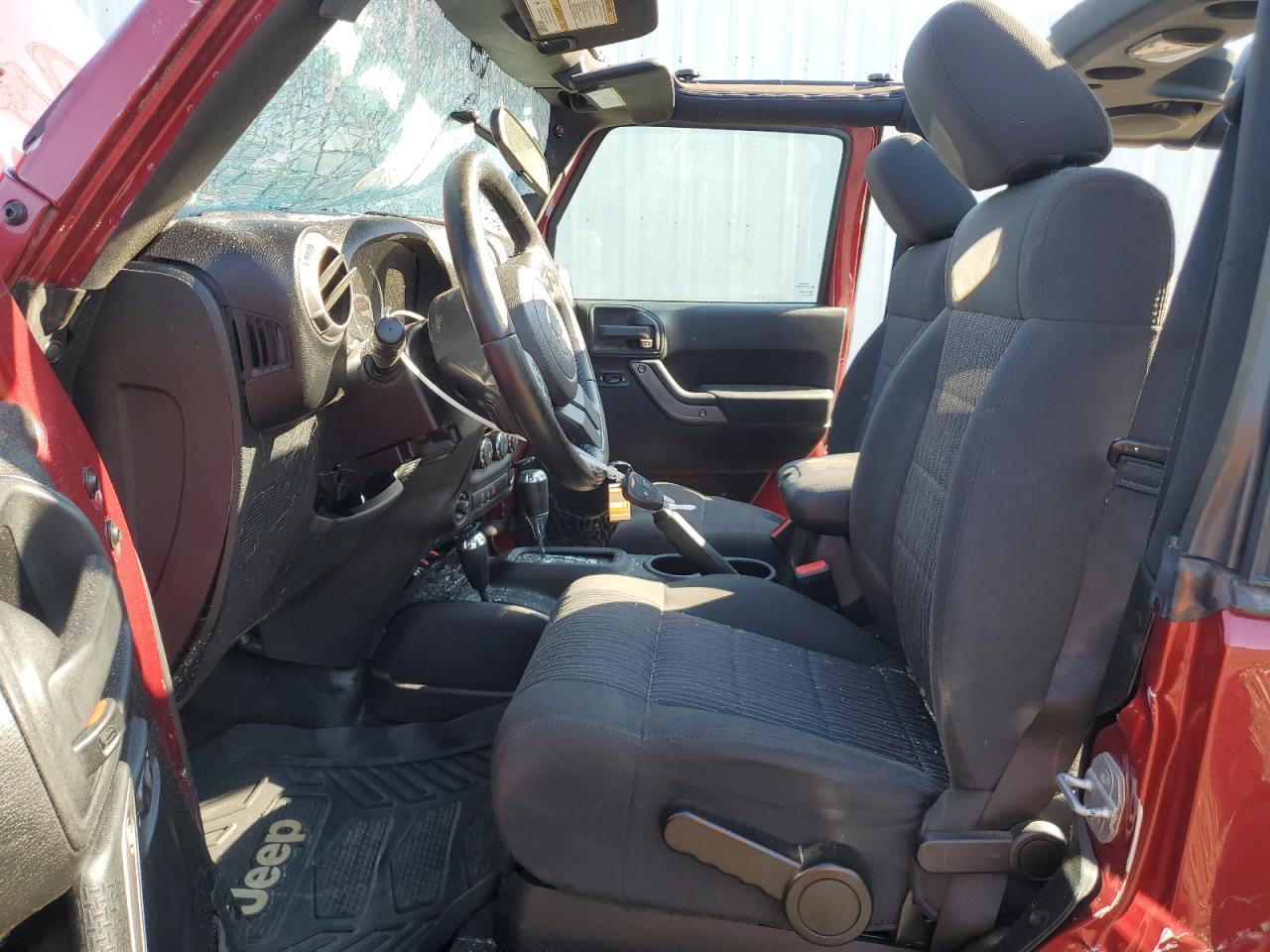 2012 Jeep Wrangler VIN 1C4AJWAG6CL149225 Copart auction photo, rollover damage thumbnail 7