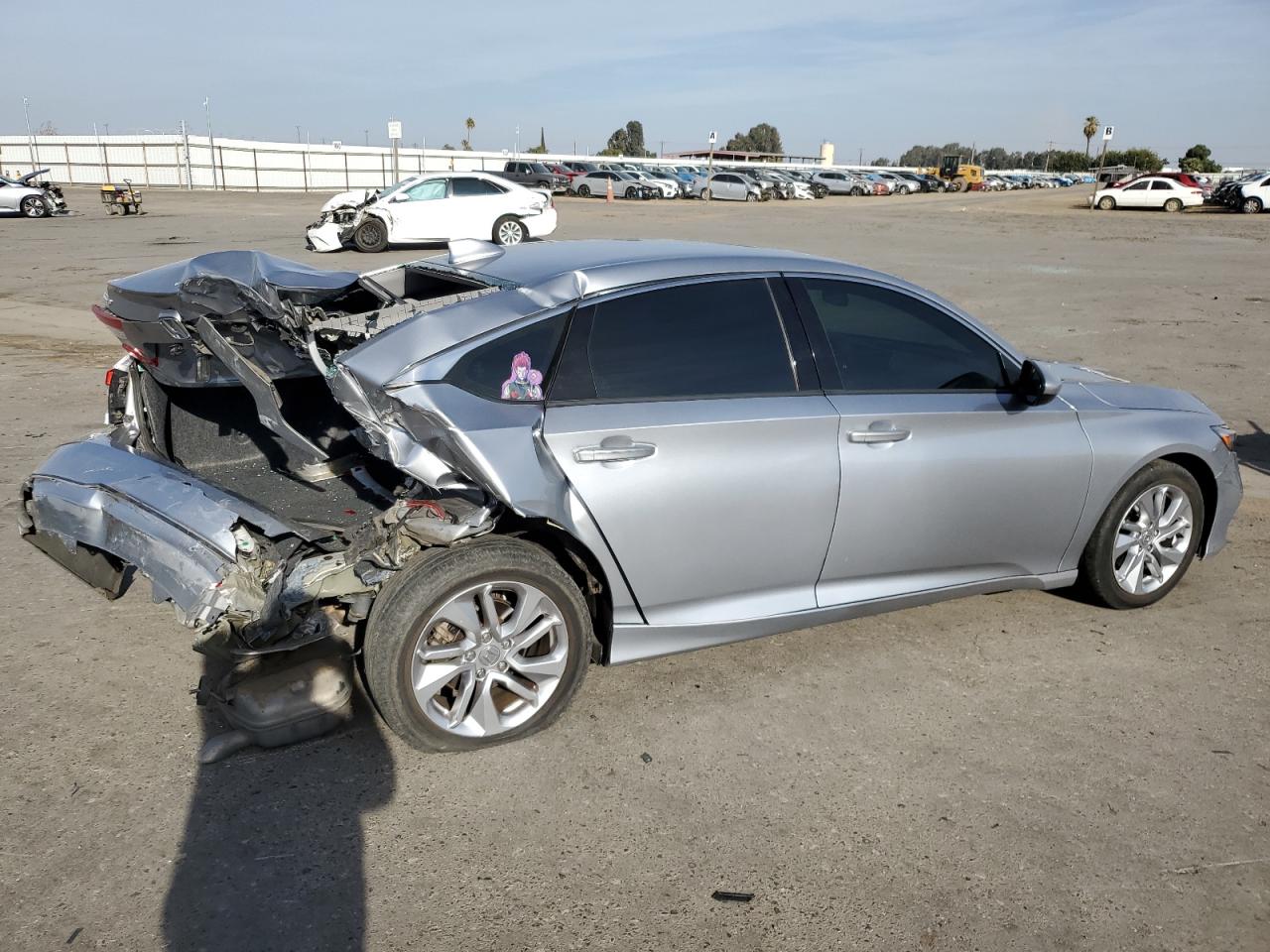 2019 Honda Accord VIN 1HGCV1F16KA159270 Copart auction photo, rear end damage thumbnail 3