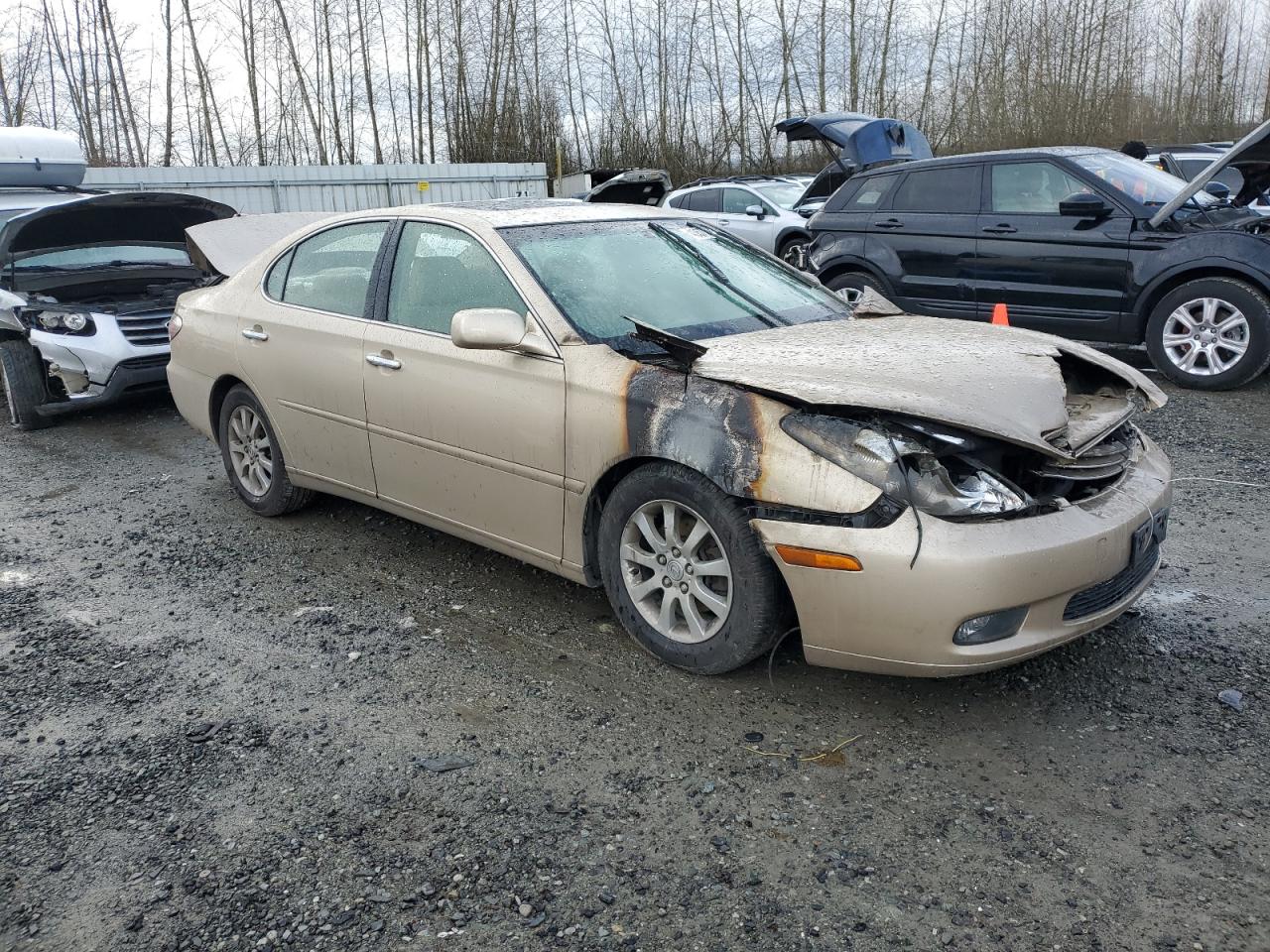 2003 Lexus ES VIN JTHBF30G330130038 Copart auction photo, burn / rear end damage thumbnail 4
