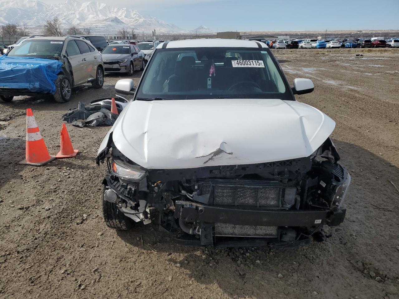 2021 Hyundai Venue VIN KMHRB8A33MU112035 Copart auction photo, front end damage thumbnail 5
