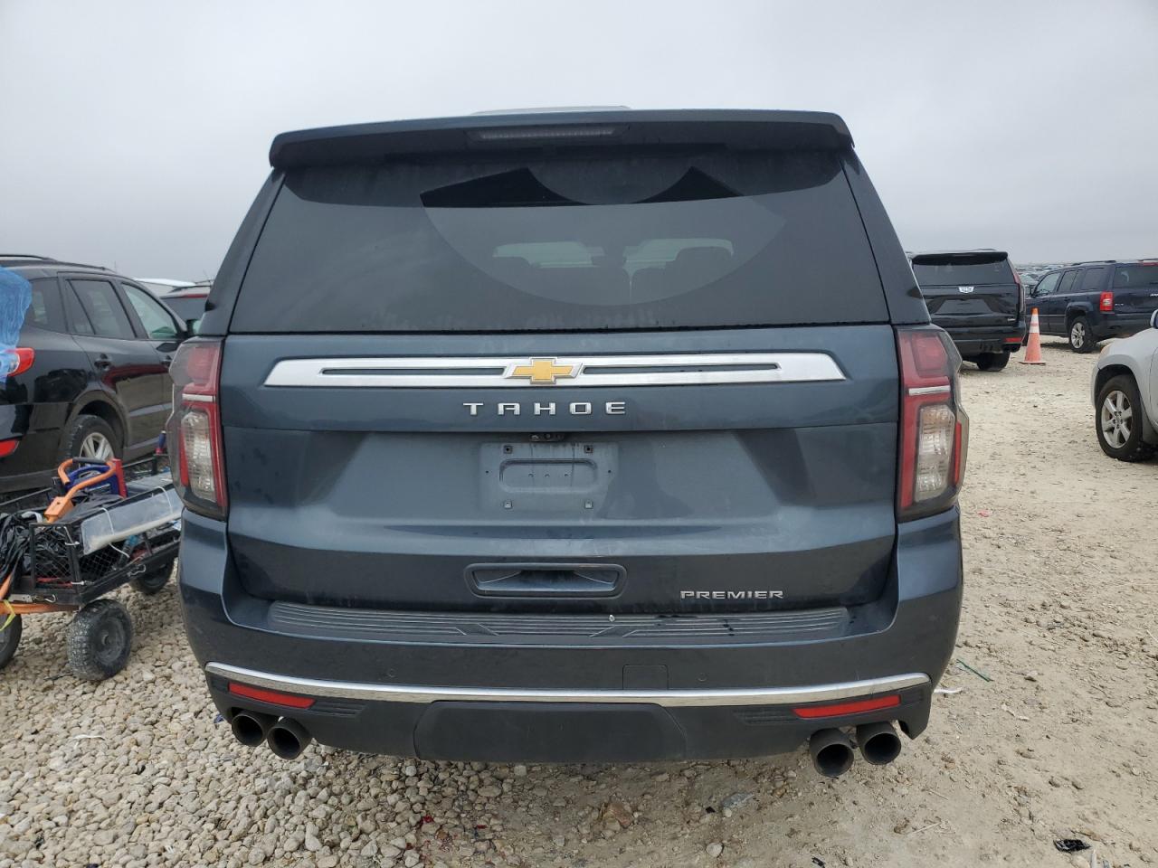 2021 Chevrolet Tahoe VIN 1GNSKSKDXMR259795 Copart auction photo, front end damage thumbnail 6