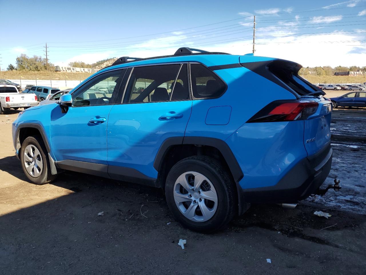 2021 Toyota RAV 4 VIN 2T3G1RFV1MW228819 Copart auction photo, rear end / side damage thumbnail 2