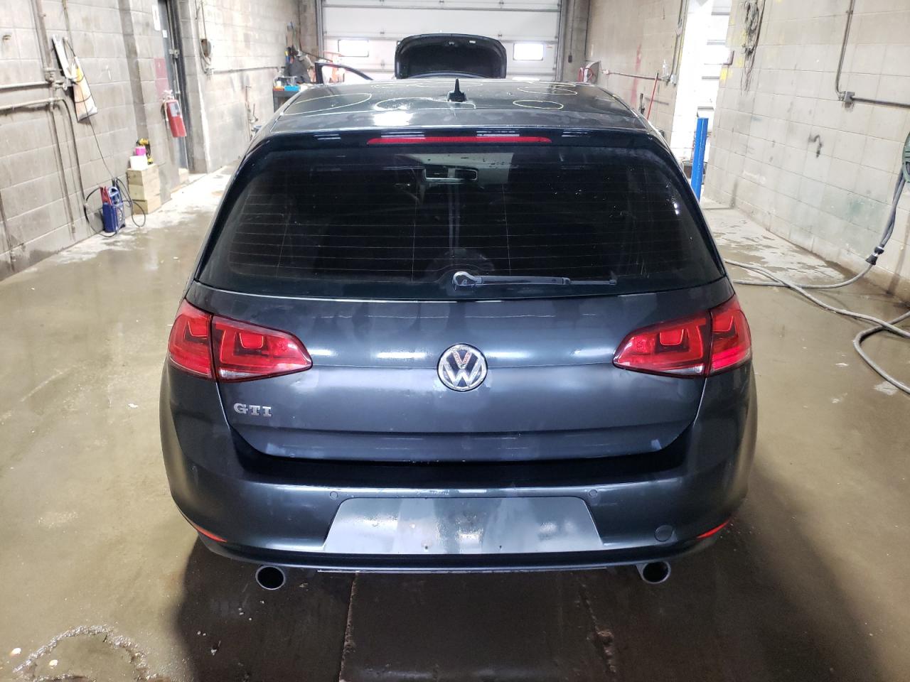 2015 Volkswagen GTI VIN 3VW5T7AU0FM103204 Copart auction photo, hail damage thumbnail 6