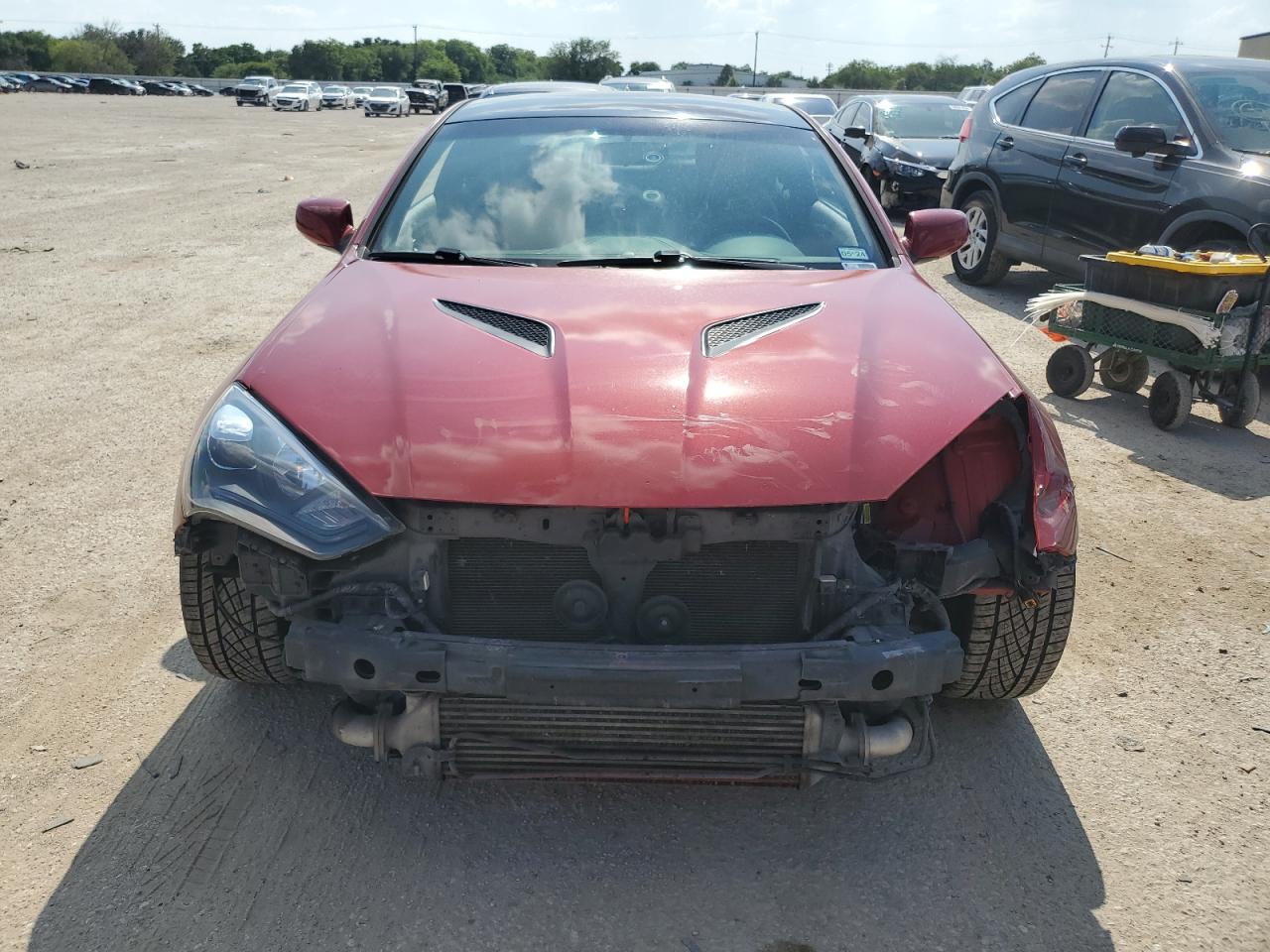 2013 Hyundai Genesis VIN KMHHT6KD1DU112328 Copart auction photo, front end damage thumbnail 5