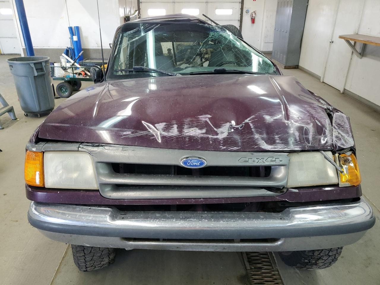 1993 Ford Ranger VIN 1FTDR15X6PPA82336 Copart auction photo, rollover / frame damage damage thumbnail 12