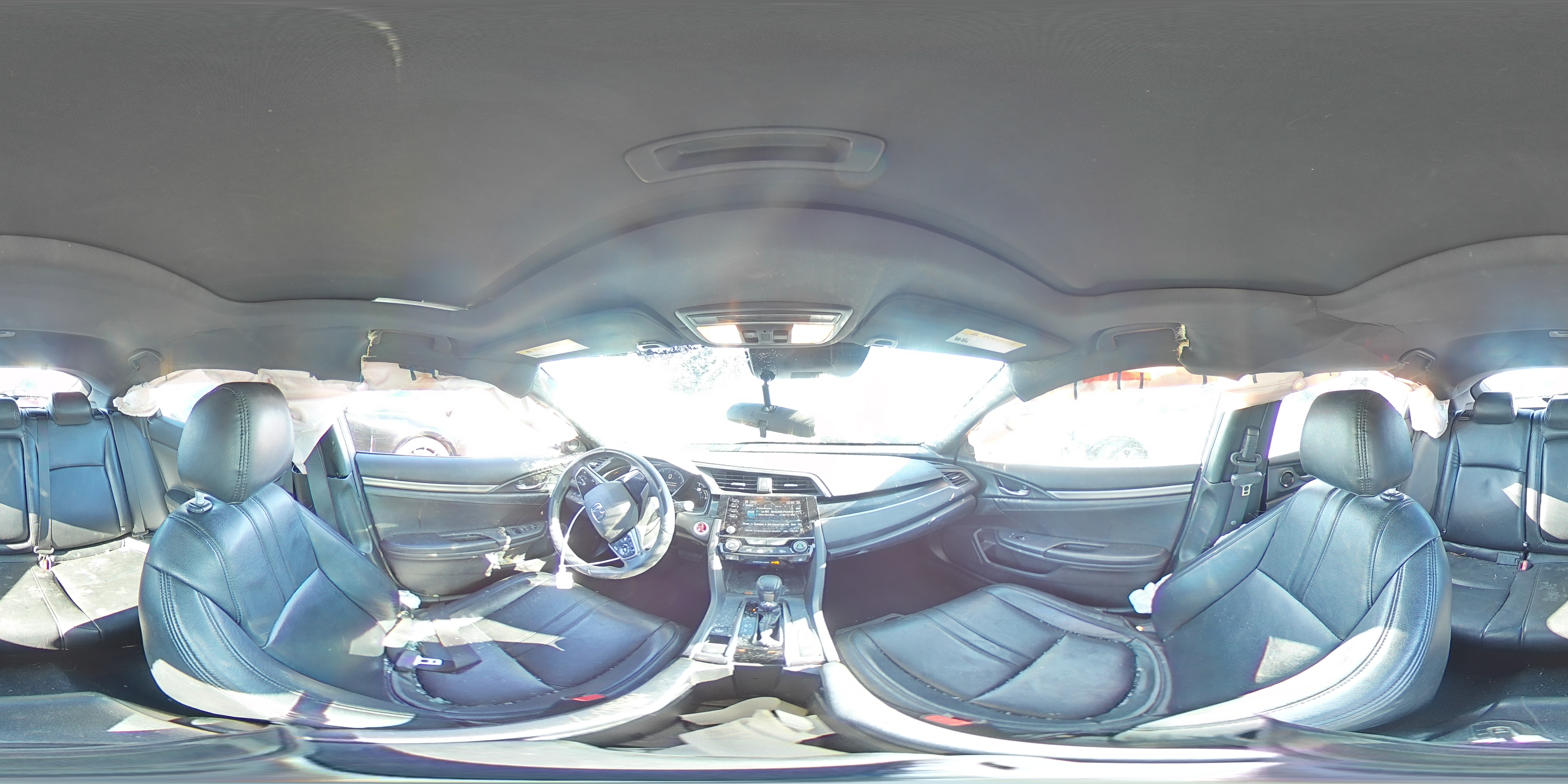 2021 Honda Civic VIN SHHFK7H66MU207262 Copart auction photo, rollover damage thumbnail 13