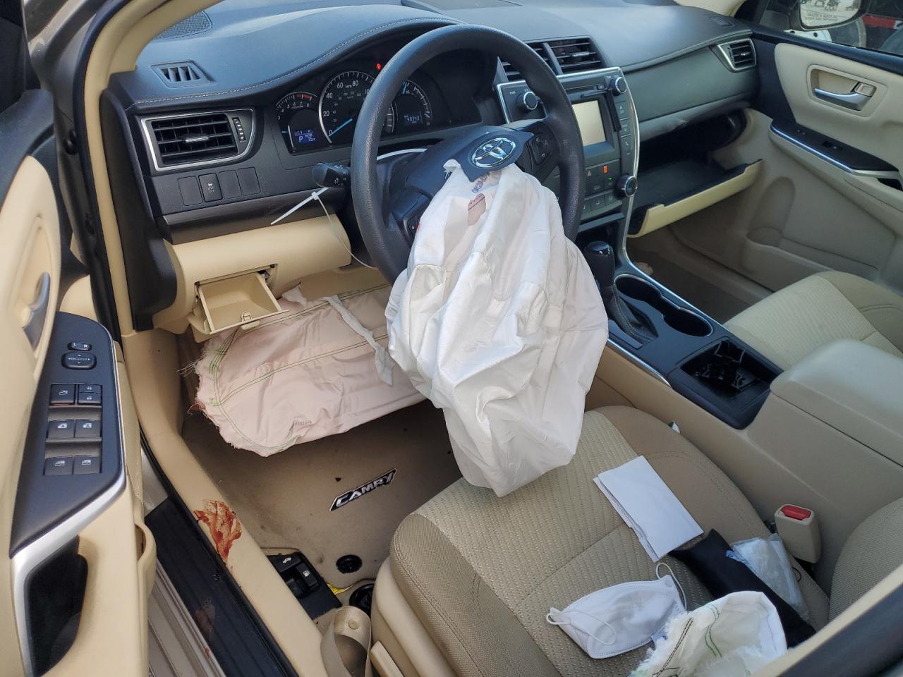 2015 Toyota Camry VIN 4T1BF1FK6FU489488 Copart auction photo, front end / side damage thumbnail 8