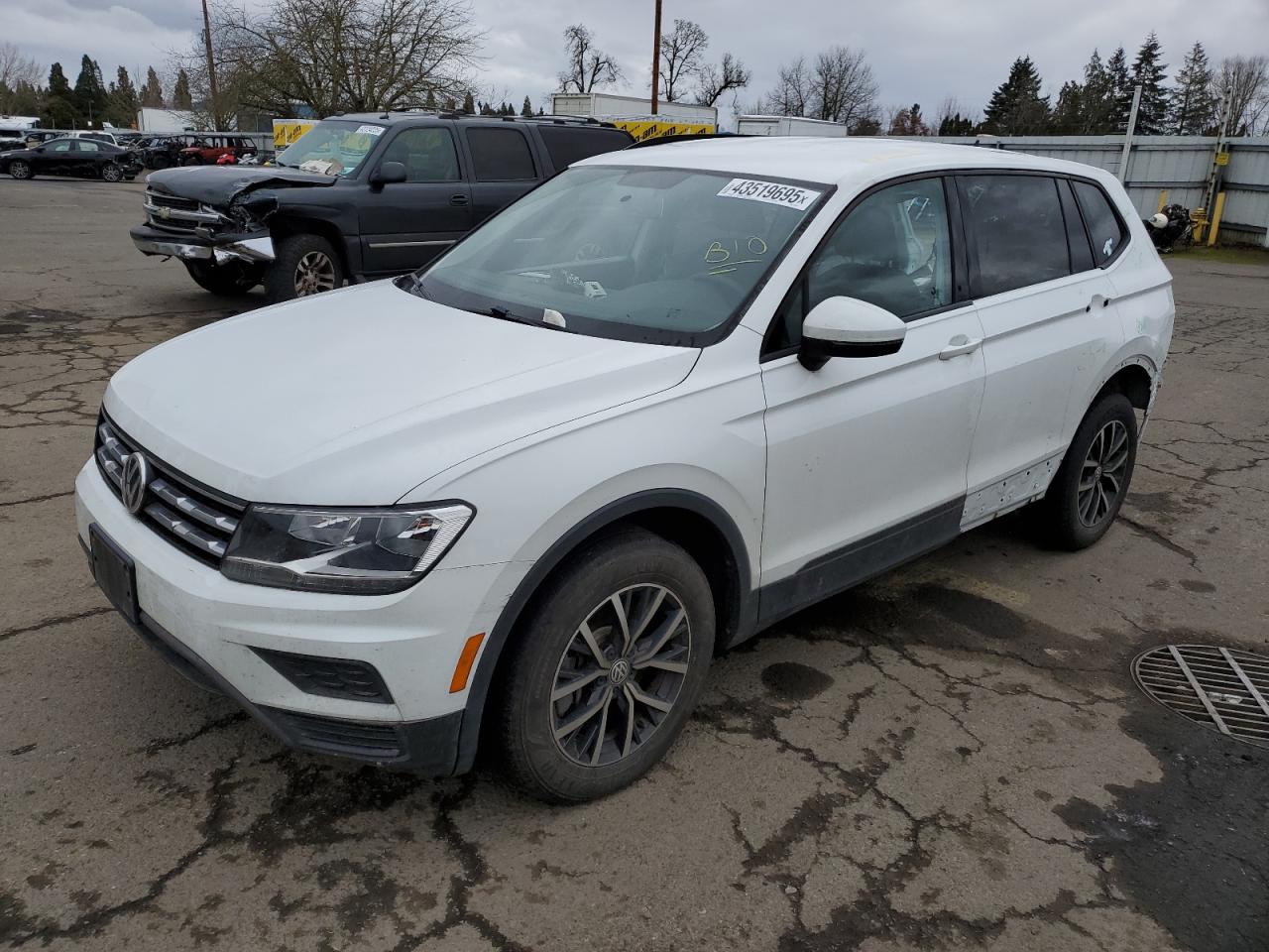 2021 Volkswagen Tiguan VIN 3VV0B7AX1MM074272