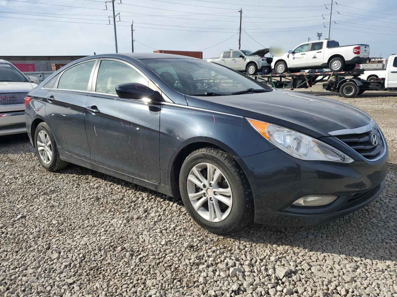 2013 Hyundai Sonata VIN 5NPEB4AC6DH582811 Copart auction photo, side damage thumbnail 4