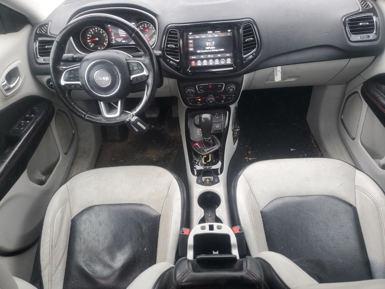 2020 Jeep Compass VIN 3C4NJDCB8LT112950 Copart auction photo, front end damage thumbnail 8