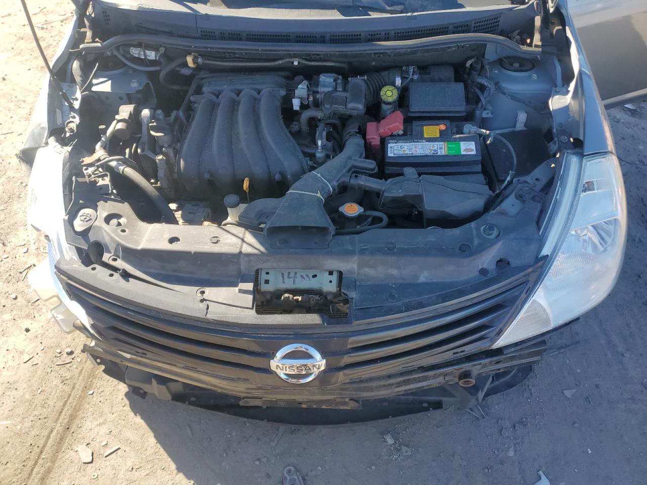 2012 Nissan Versa VIN 3N1BC1CP3CK298297 Copart auction photo, all over damage thumbnail 13