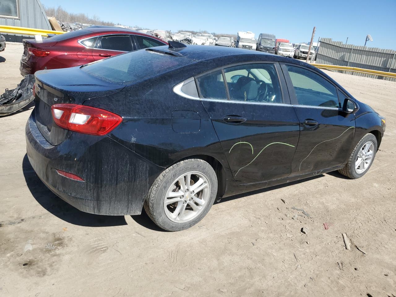 2016 Chevrolet Cruze VIN 1G1BE5SM7G7325830 Copart auction photo, front end / side damage thumbnail 3