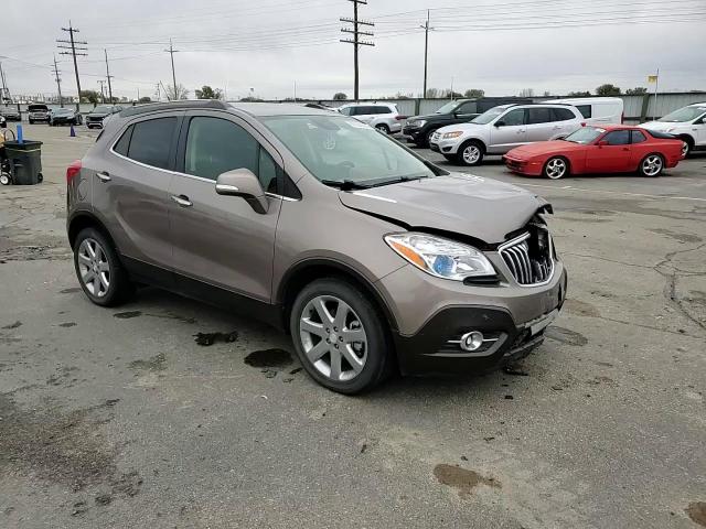 2014 Buick Encore VIN KL4CJCSB5EB568471 Copart auction photo, front end damage thumbnail 12