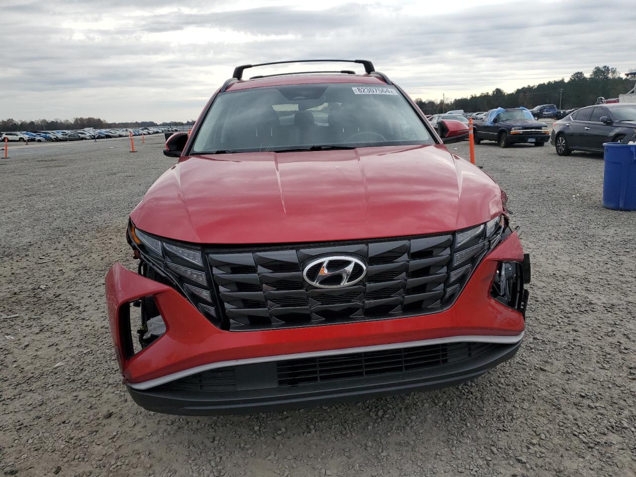 2022 Hyundai Tucson VIN 5NMJF3AE9NH070876 Copart auction photo, front end damage thumbnail 5