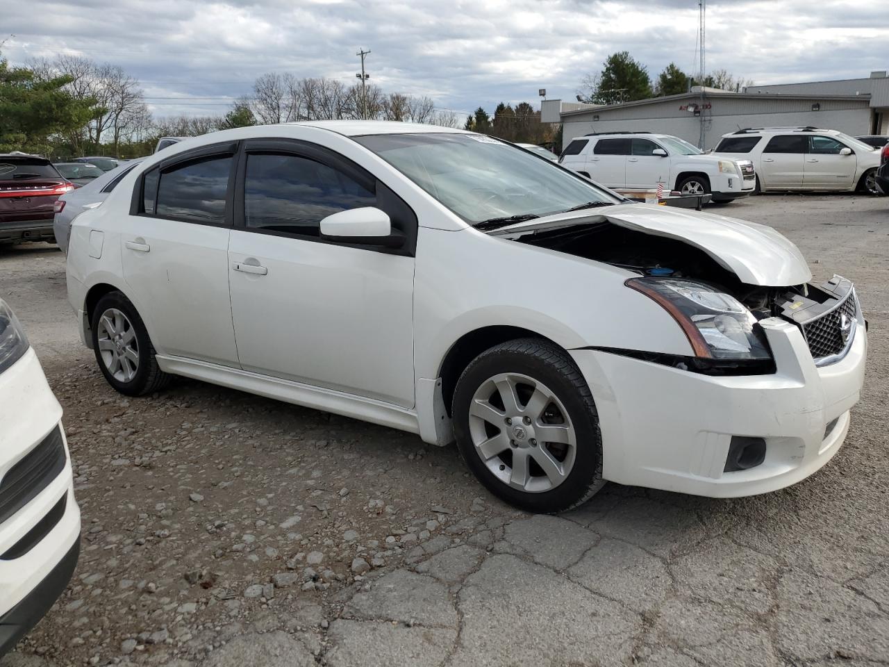 2012 Nissan Sentra VIN 3N1AB6AP5CL713662 Copart auction photo, front end damage thumbnail 4