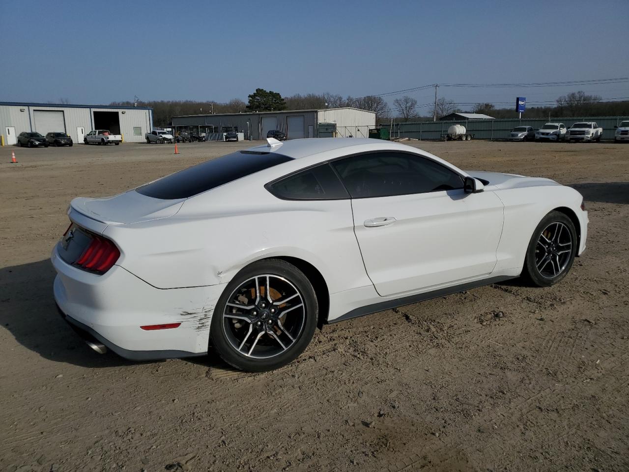 2020 Ford Mustang VIN 1FA6P8TH2L5173067 Copart auction photo, rear end / minor dent/scratches damage thumbnail 3
