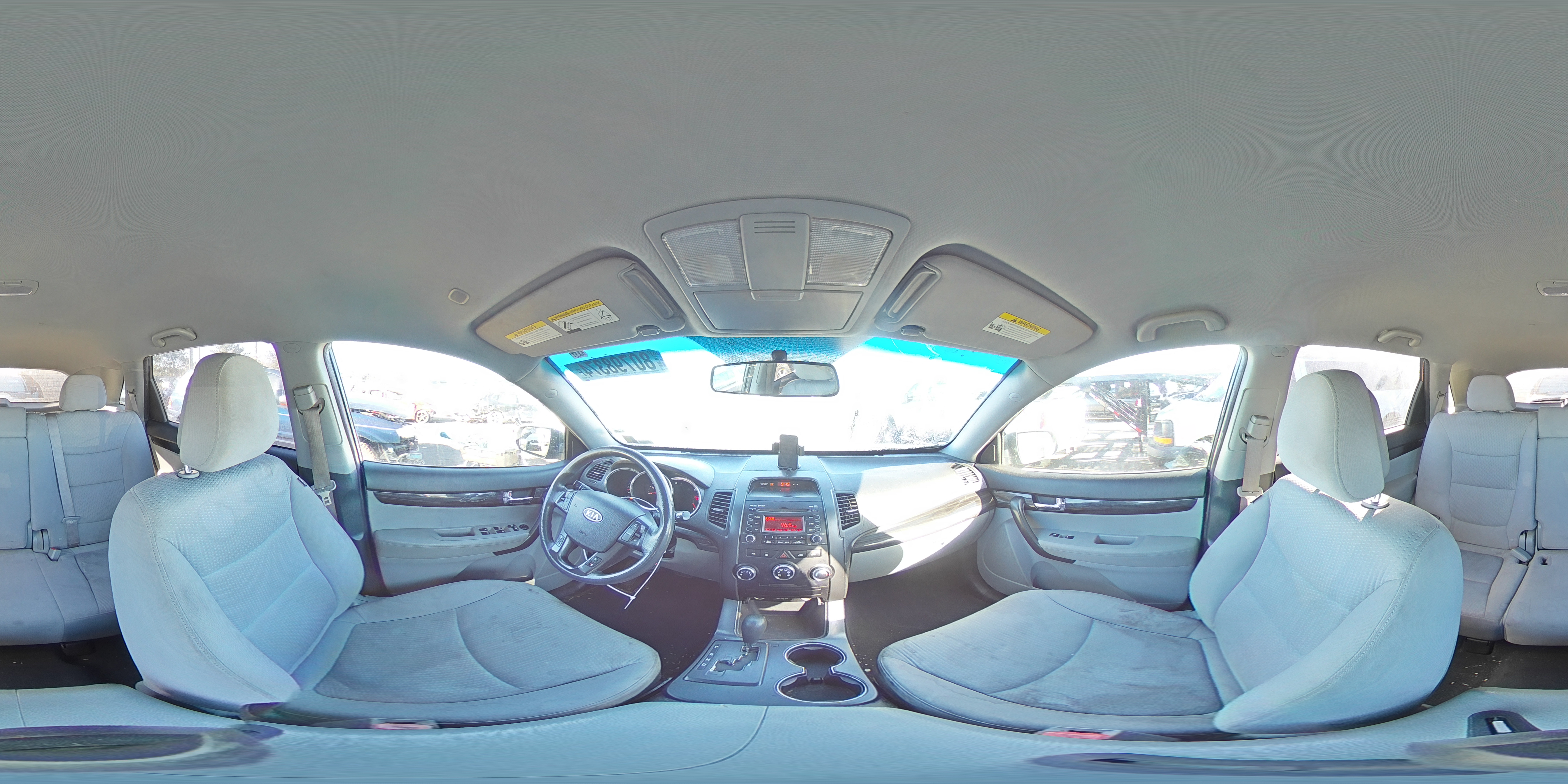 2011 KIA Sorento VIN 5XYKTCA11BG075313 Copart auction photo, all over / hail damage thumbnail 14