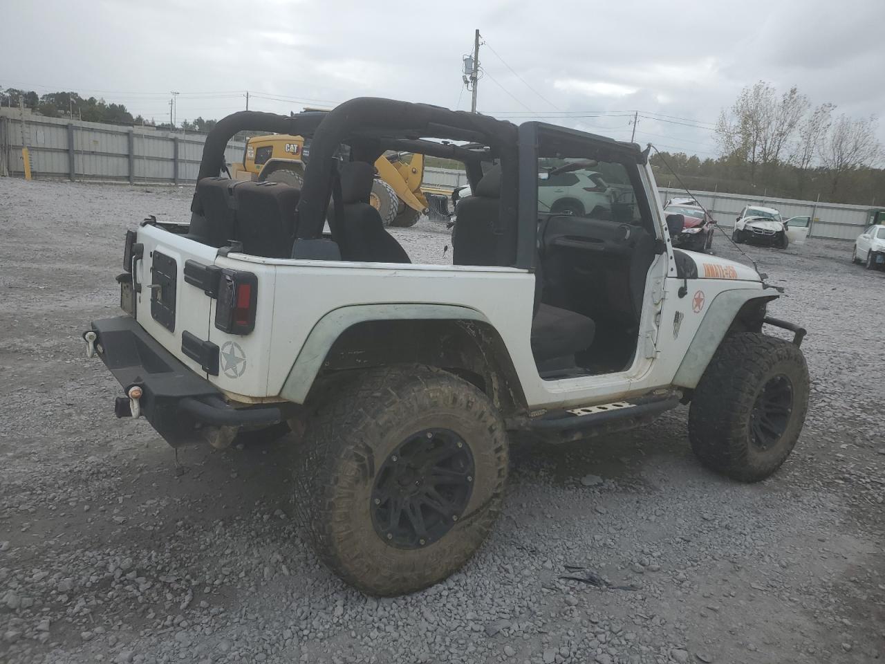 2011 Jeep Wrangler VIN 1J4AA2D12BL591296 Copart auction photo, burn - engine damage thumbnail 3