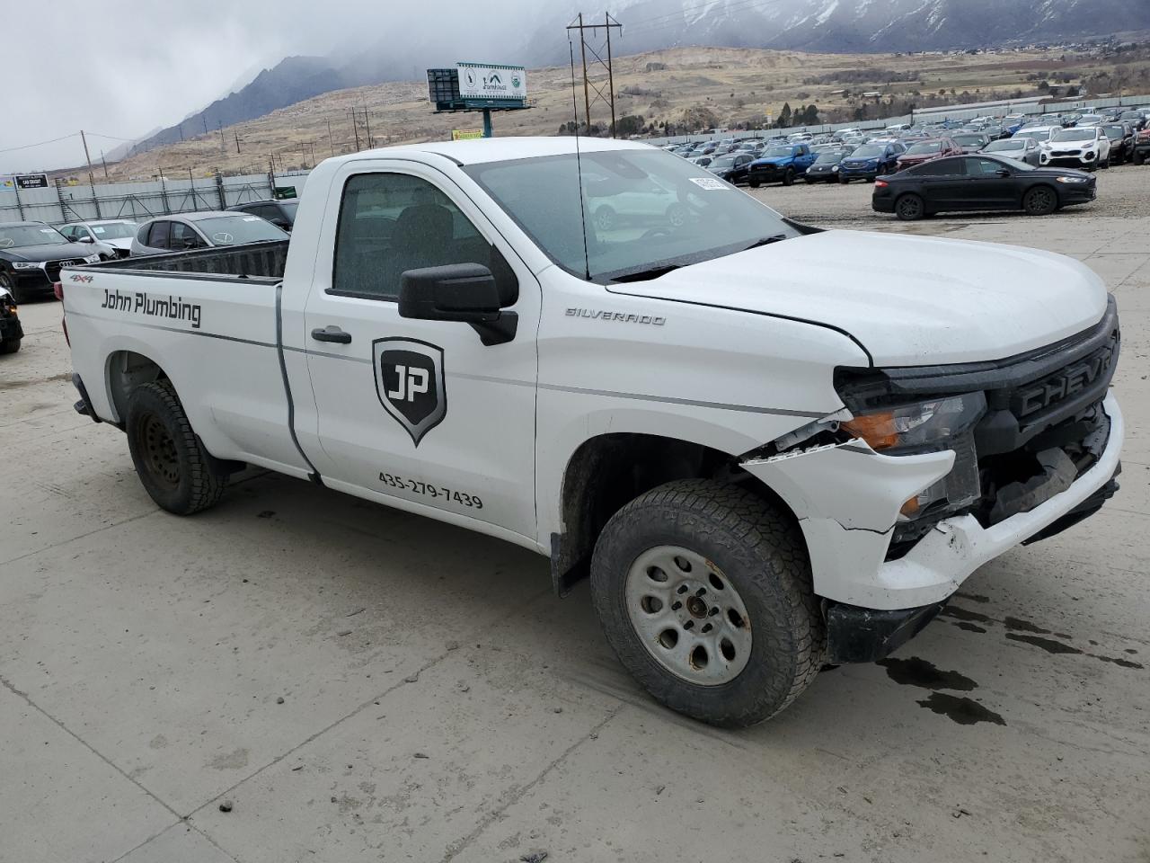 2022 Chevrolet Silverado VIN 3GCNDAED5NG691606 Copart auction photo, front end damage thumbnail 4