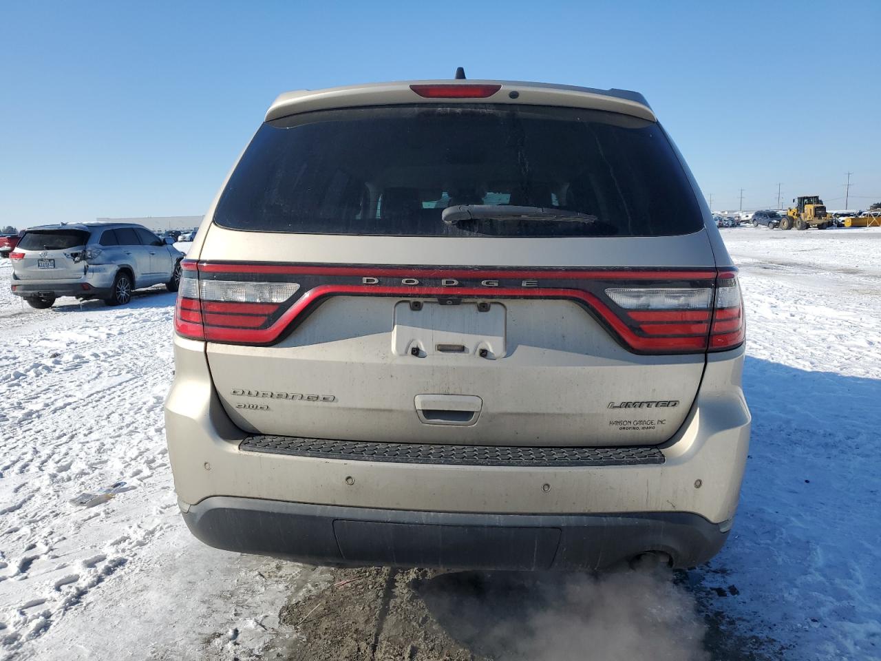 2014 Dodge Durango VIN 1C4RDJDG7EC493402 Copart auction photo, side damage thumbnail 6