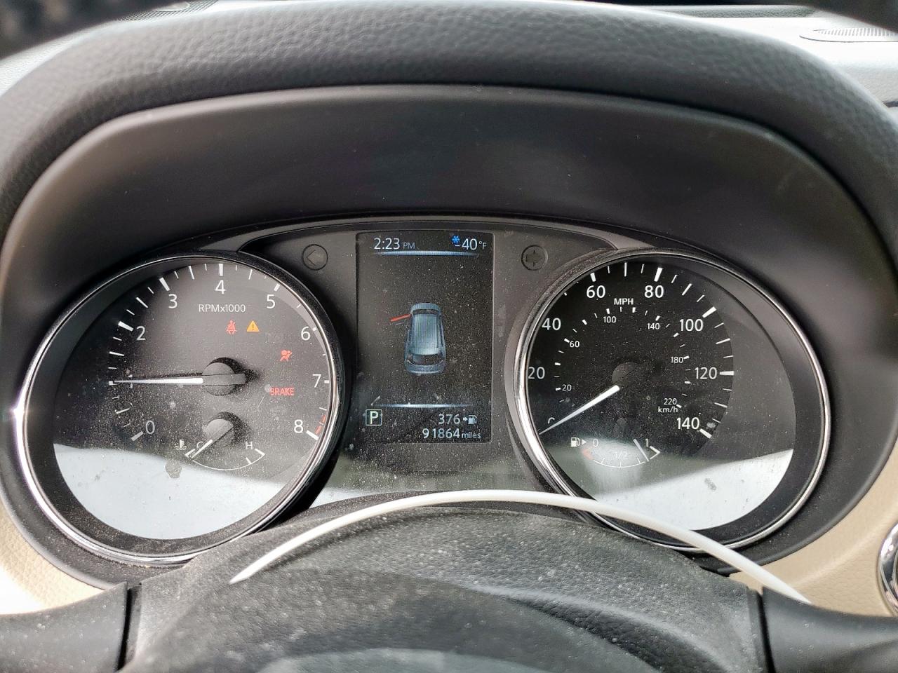 2017 Nissan Rogue VIN 5N1AT2MV8HC843723 Copart auction photo, front end damage thumbnail 9