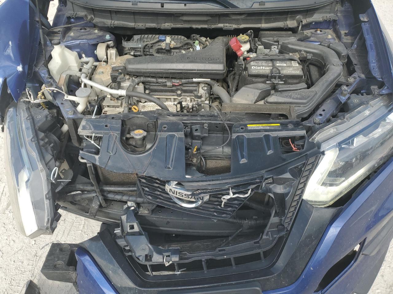2017 Nissan Rogue VIN JN8AT2MV3HW006143 Copart auction photo, all over damage thumbnail 14