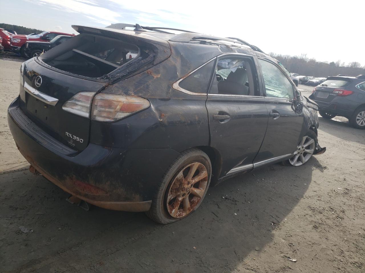 2011 Lexus RX VIN 2T2ZK1BA5BC050555 Copart auction photo, all over damage thumbnail 3