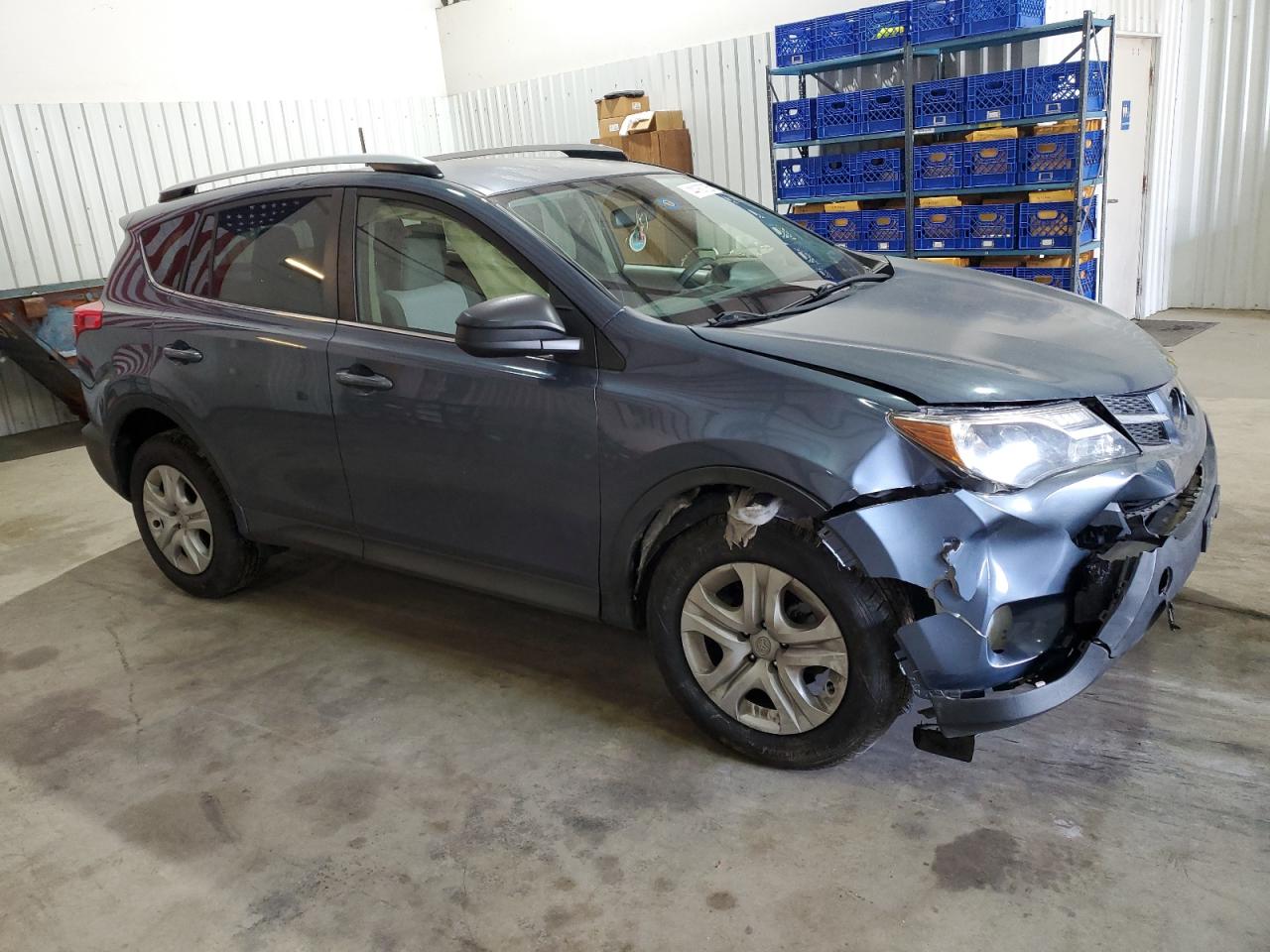 2013 Toyota RAV 4 VIN JTMZFREVXDD012881 Copart auction photo, front end / mechanical damage thumbnail 4