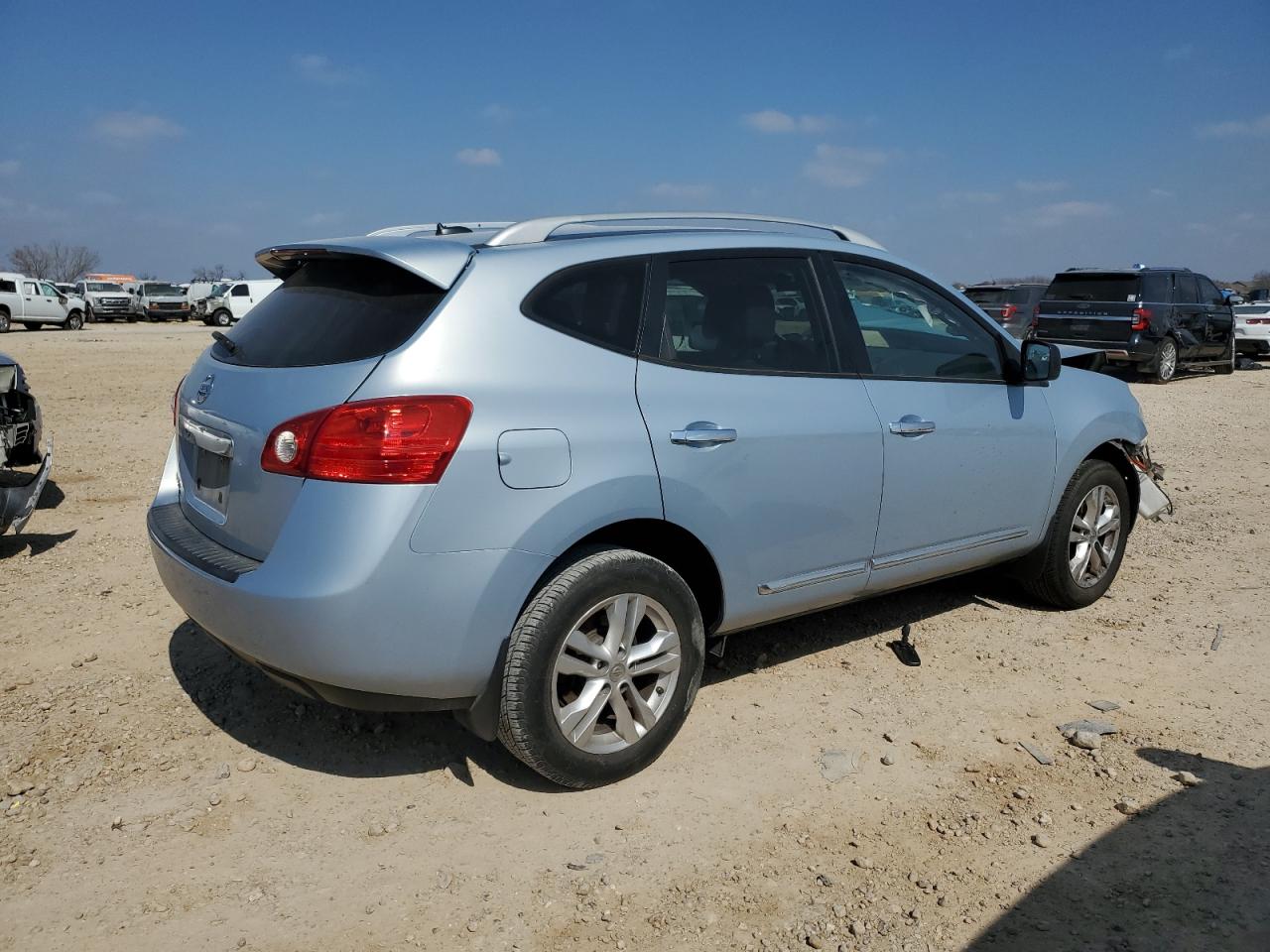 2015 Nissan Rogue VIN JN8AS5MT3FW161209 Copart auction photo, front end damage thumbnail 3