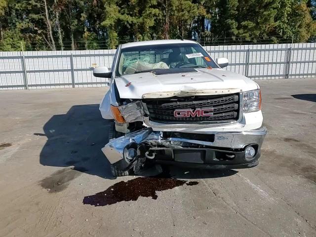 2011 GMC Sierra VIN 1GT121C8XBF145553 Copart auction photo, front end / undercarriage damage thumbnail 11