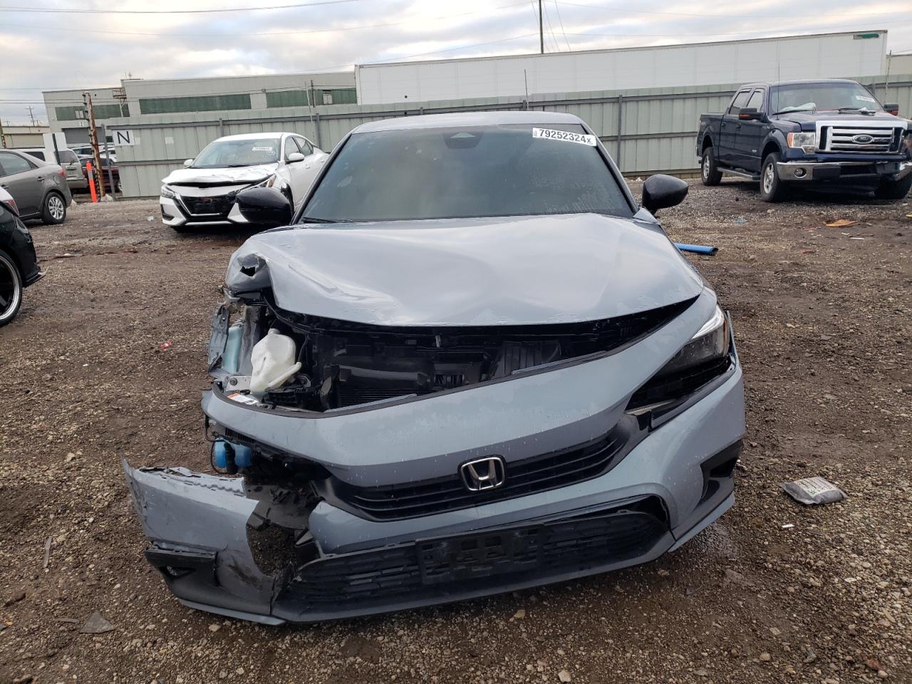 2022 Honda Civic VIN 2HGFE2F50NH577531 Copart auction photo, front end damage thumbnail 5