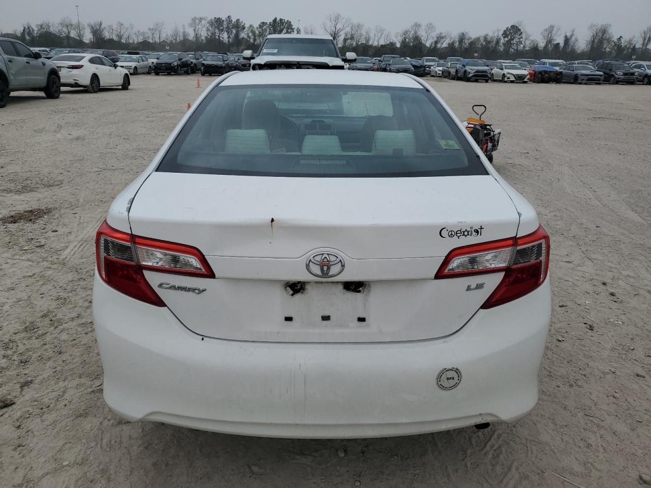 2012 Toyota Camry VIN 4T4BF1FK2CR254958 Copart auction photo, front end / rear end damage thumbnail 6