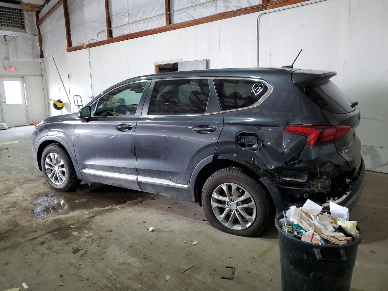 2020 Hyundai Santa Fe VIN 5NMS23AD0LH229935 Copart auction photo, rear end / mechanical damage thumbnail 2