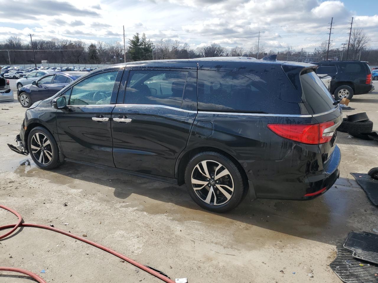 2020 Honda Odyssey VIN 5FNRL6H91LB032529 Copart auction photo, front end damage thumbnail 2