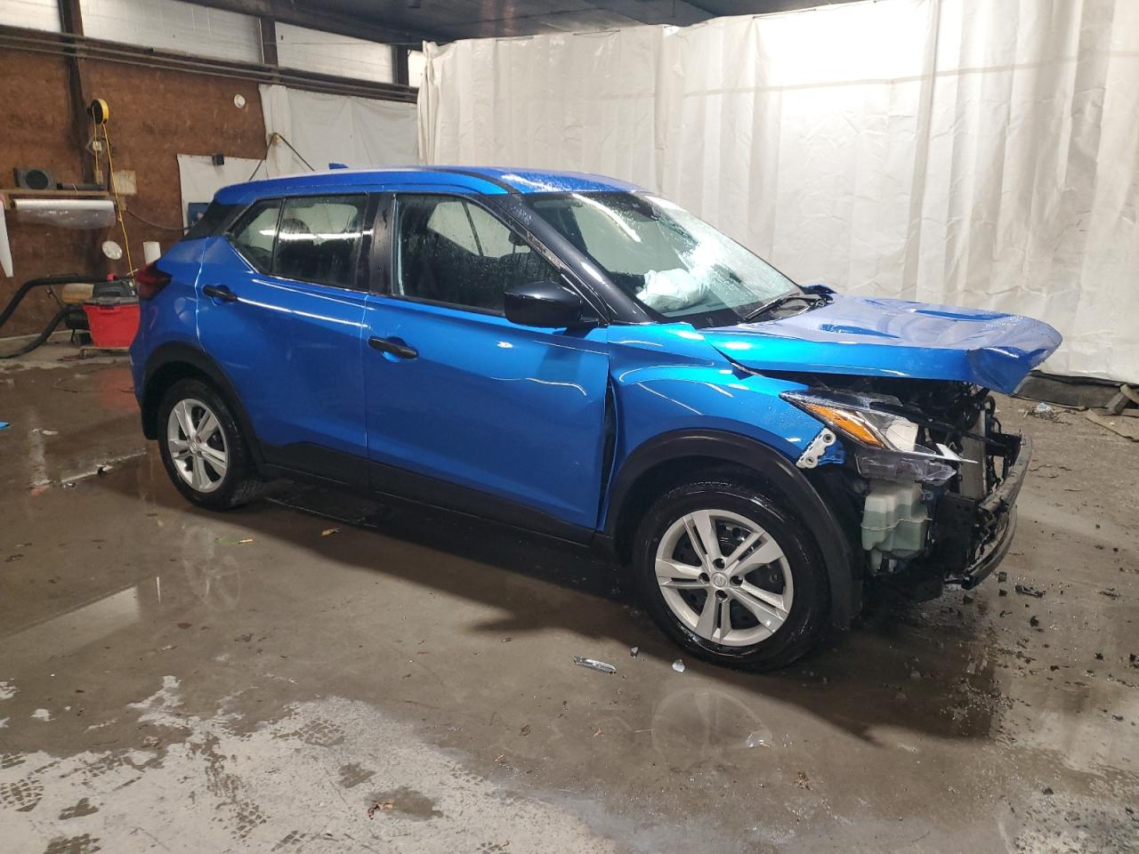2022 Nissan Kicks VIN 3N1CP5BVXNL511260 Copart auction photo, front end / side damage thumbnail 4