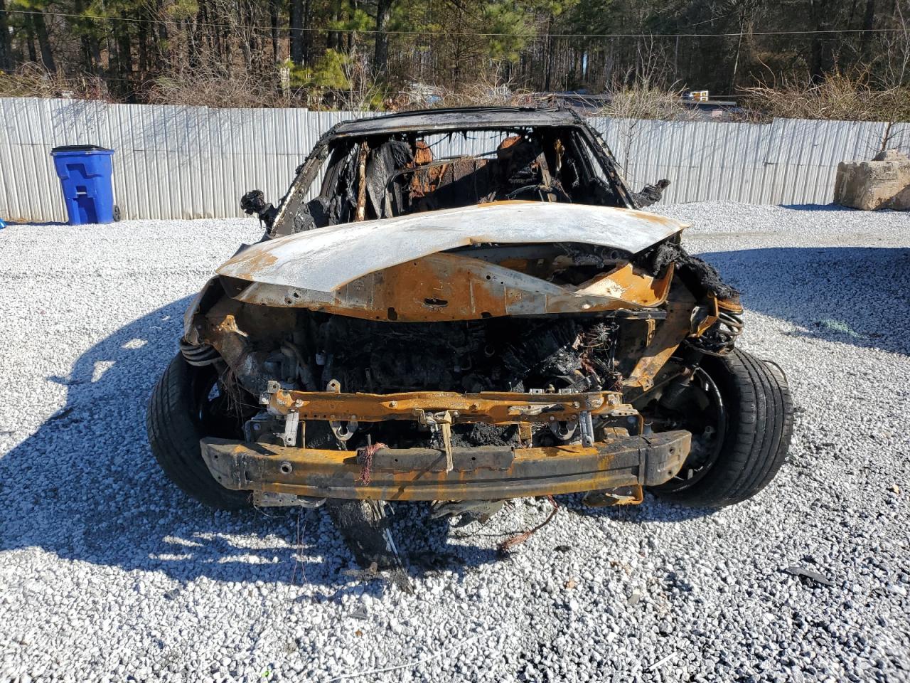 2013 Hyundai Veloster VIN KMHTC6AD6DU122736 Copart auction photo, burn damage thumbnail 5