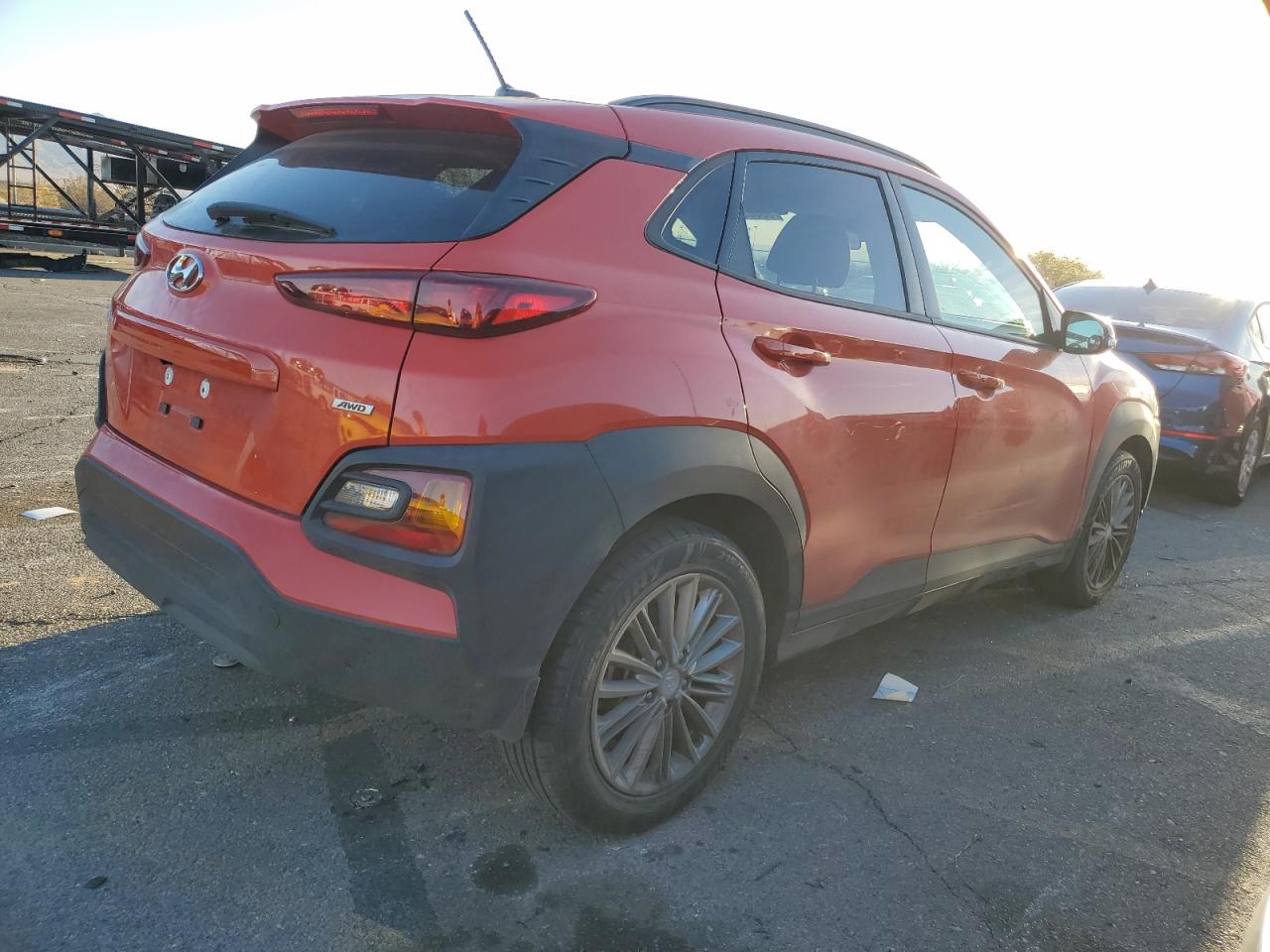 2019 Hyundai Kona VIN KM8K2CAA1KU368772 Copart auction photo, side damage thumbnail 3