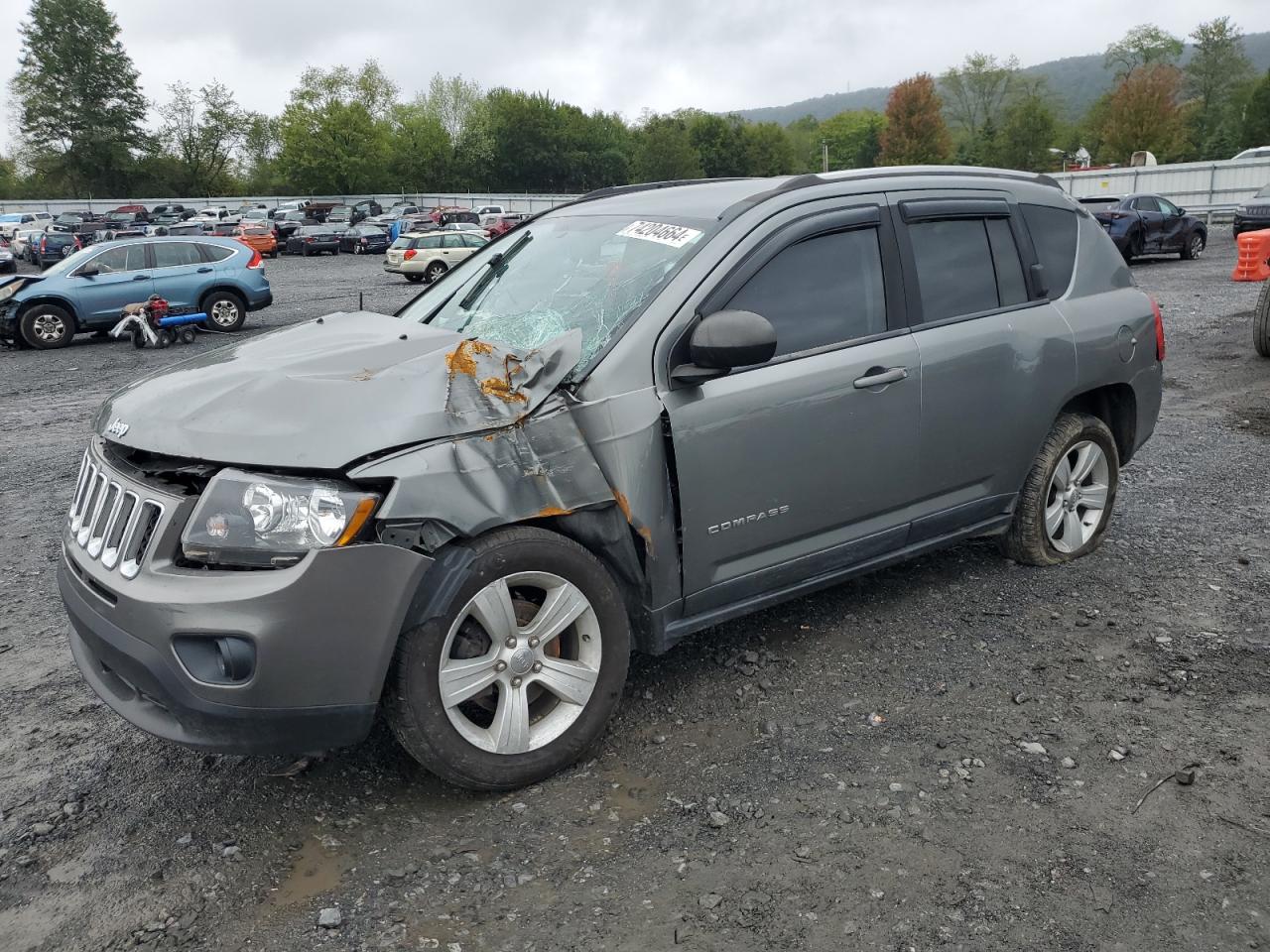 2013 Jeep Compass VIN 1C4NJDEB0DD196220