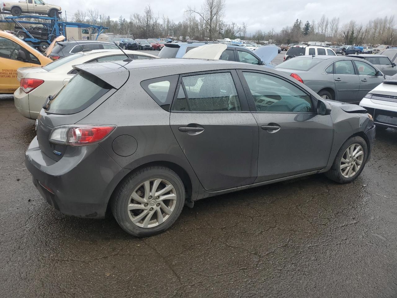2012 Mazda 3 VIN JM1BL1L82C1622900 Copart auction photo, undercarriage / front end damage thumbnail 3
