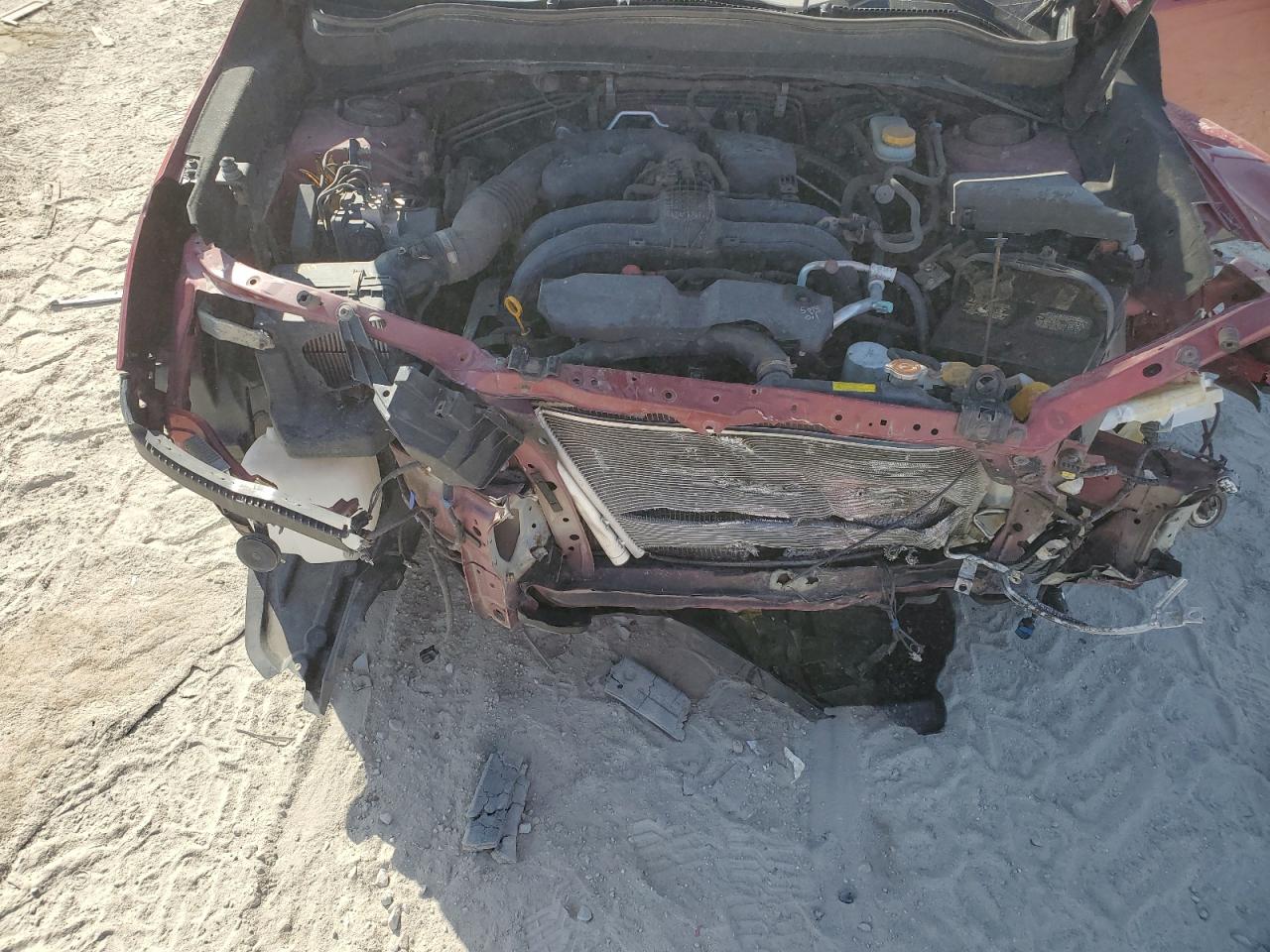 2016 Subaru Forester VIN JF2SJARC7GH488613 Copart auction photo, front end / minor dent/scratches damage thumbnail 12
