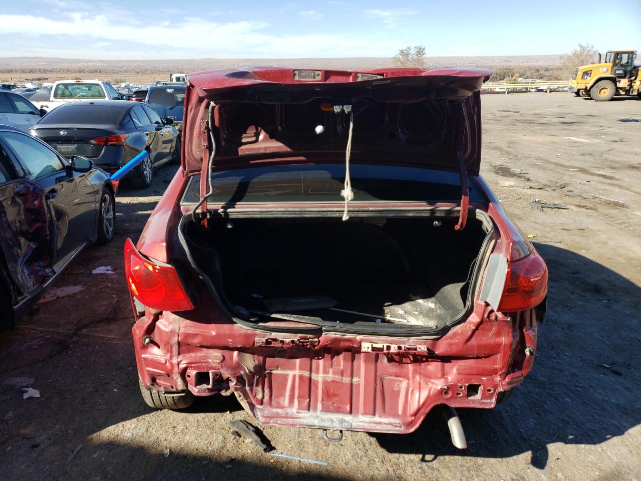 2008 Hyundai Elantra VIN KMHDU46D38U294629 Copart auction photo, rear end damage thumbnail 6