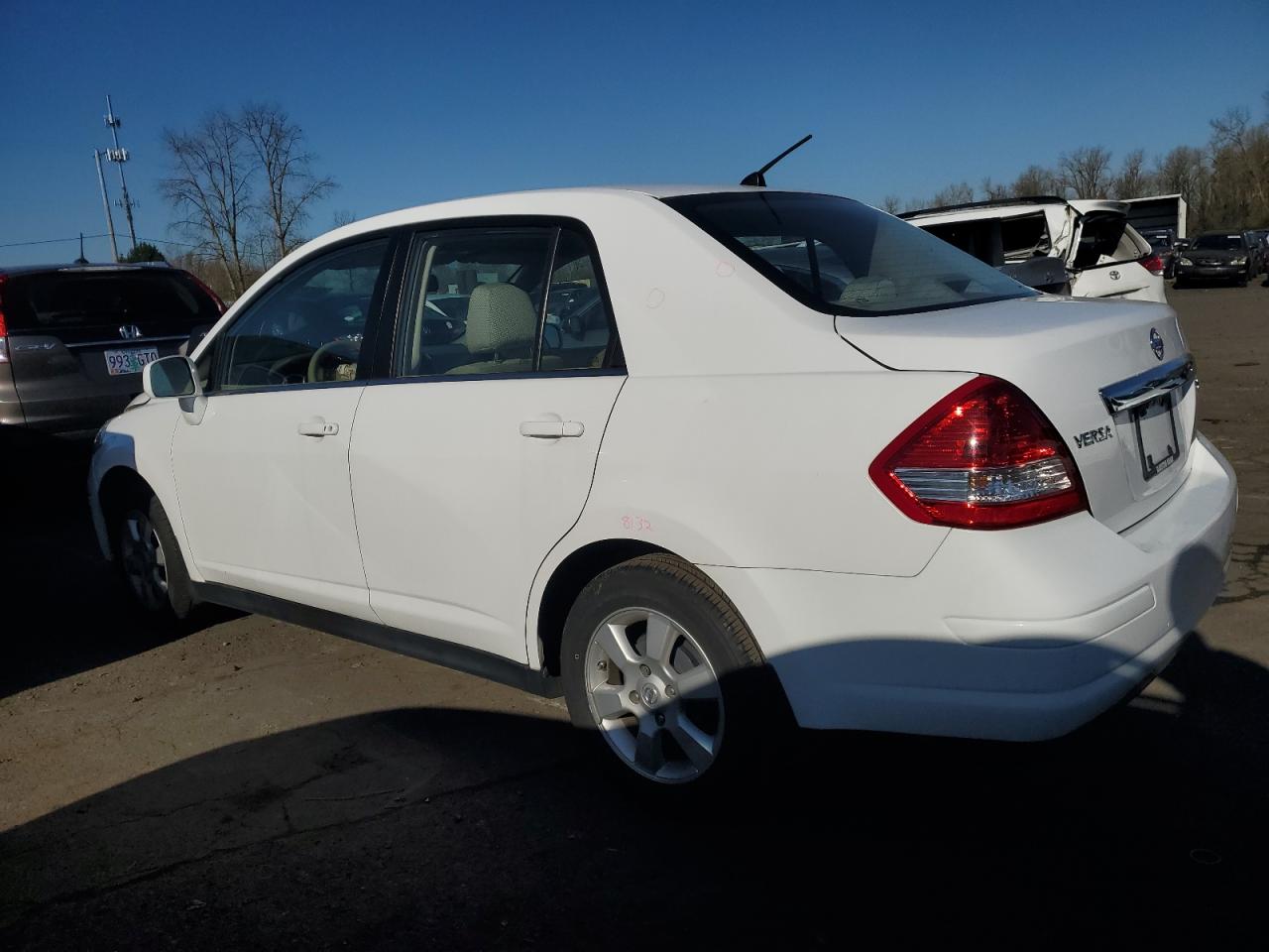 2008 Nissan Versa VIN 3N1BC11EX8L464205 Copart auction photo, front end damage thumbnail 2