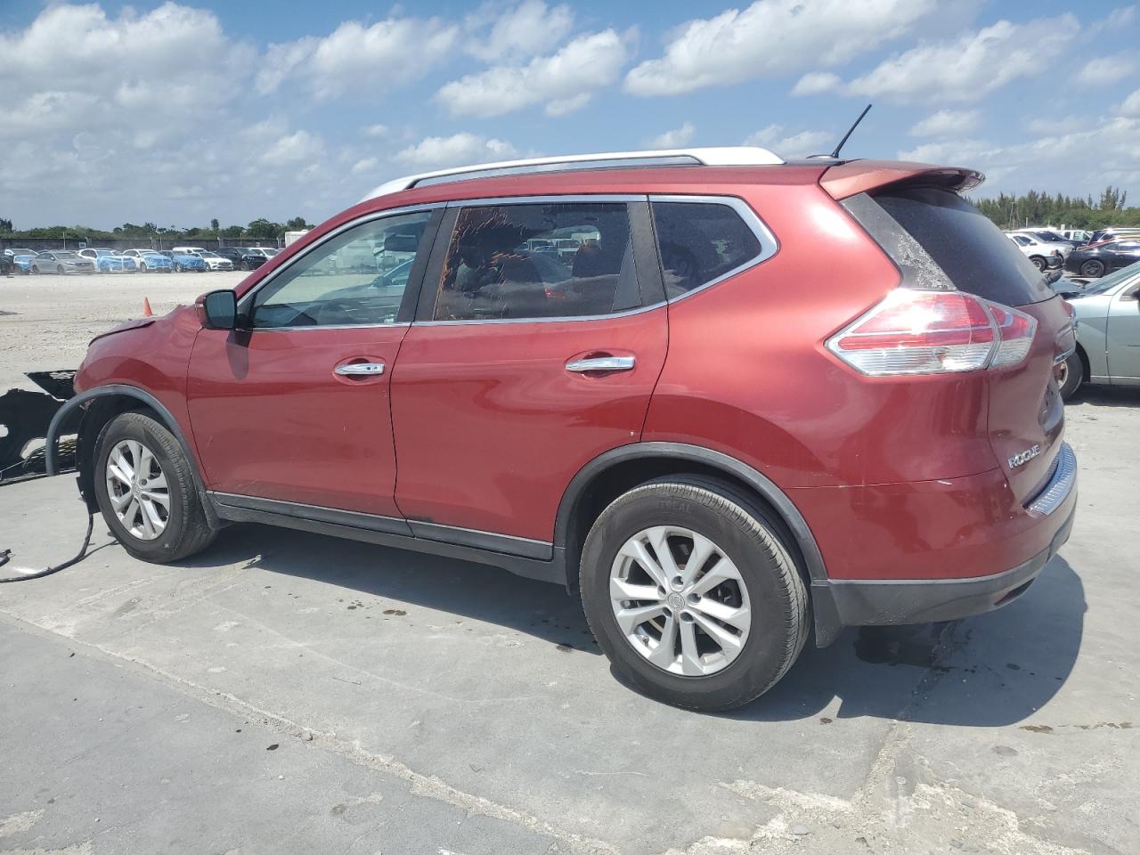2016 Nissan Rogue VIN KNMAT2MT4GP652195 Copart auction photo, front end damage thumbnail 2