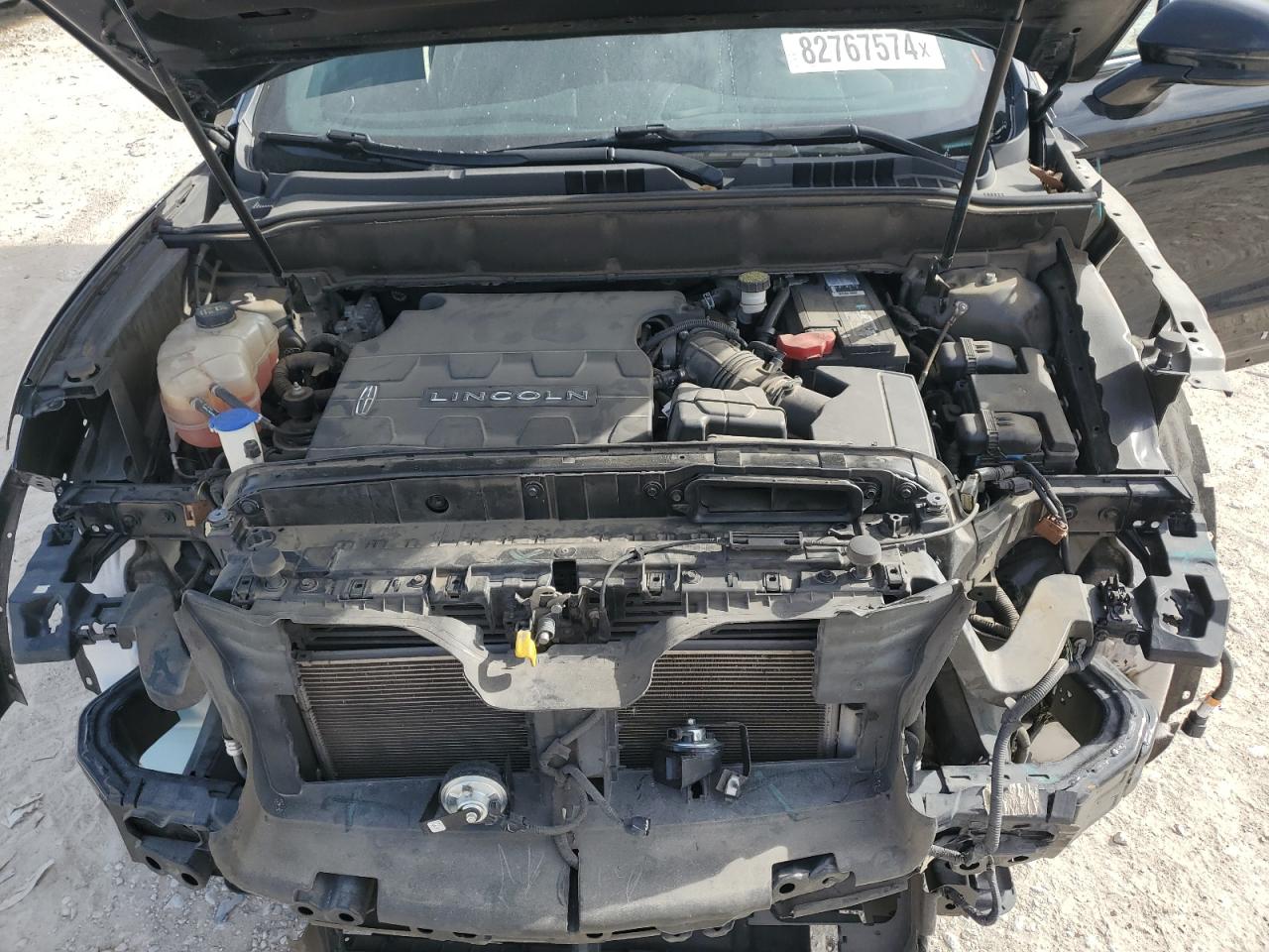 2016 Lincoln MKX VIN 2LMTJ6JRXGBL66258 Copart auction photo, front end damage thumbnail 13