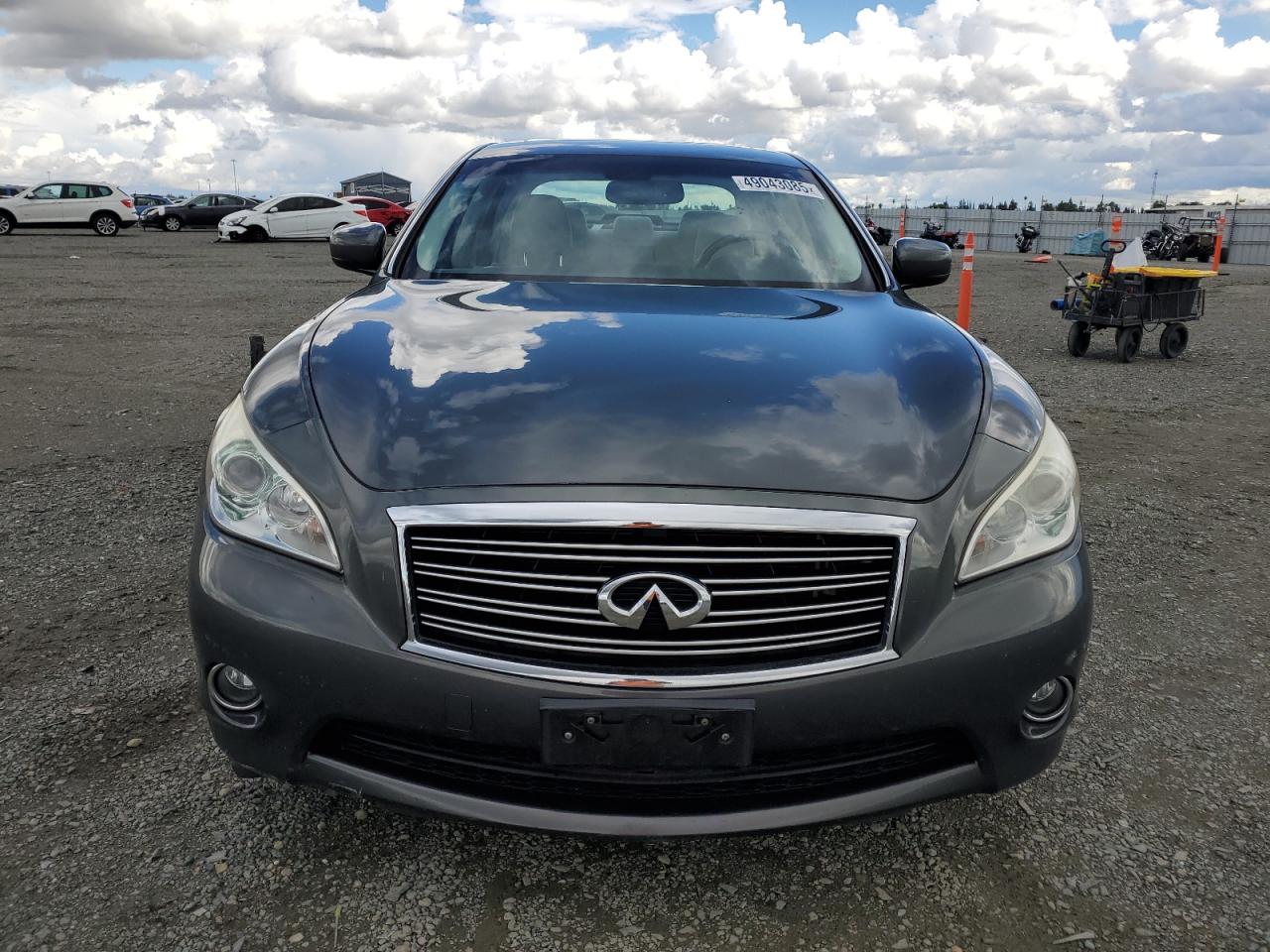 2011 Infiniti M VIN JN1BY1AP7BM325858 Copart auction photo, undercarriage / minor dent/scratches damage thumbnail 5