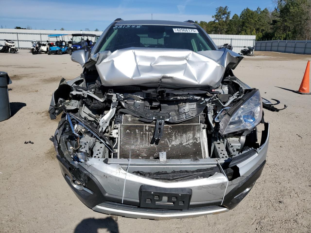 2015 Buick Encore VIN KL4CJBSB6FB231528 Copart auction photo, front end damage thumbnail 13